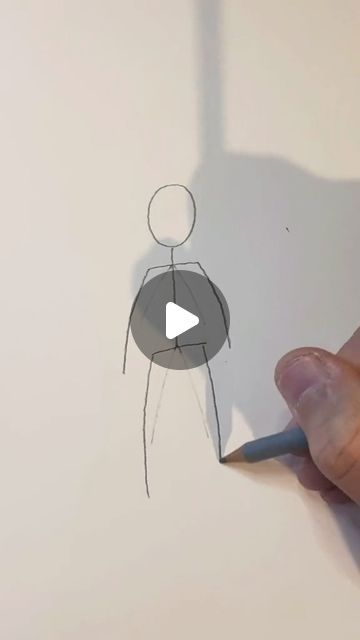 Shane Burke on Instagram: "It’s easy when you have somebody show you how!  Make sure to sign up for the waiting list to get a discount and an email when my master MasterCourse is open for registration!  Click the link in my bio!  #drawingtips #stickmandrawing #drawinglessons #artclass #draw the #easyway" Drawing A Person Easy, Cool And Easy Drawing Ideas, How To Draw A Person For Beginners, Drawing Person Ideas, How To Draw Easy Drawings, Easy Way To Draw A Person, Watercolor Pencil Art Ideas Easy, Easy Person Drawing Simple, Figure Drawing Tutorial For Beginners