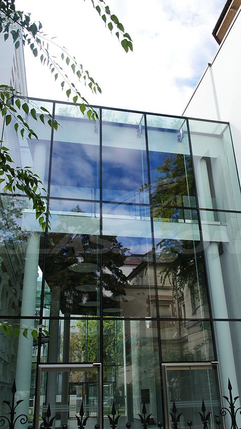 Façades, Glass Atrium, Solar Shading, Curtain Walls, Glass Facade, Glass Facades, Facades, Design Solutions, Hungary