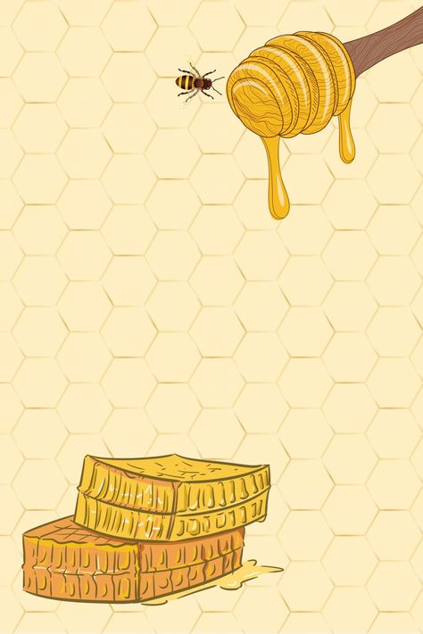 Honey Minimalistic Background Psd Layered H5 Background Material Bee Asthetics Wallpaper, Honey Comb Background Wallpaper, Honey Background Design, Cute Bee Background, Honey Background Aesthetic, Miel Aesthetic, Honey Bee Background, Honey Wallpapers, Bees Background