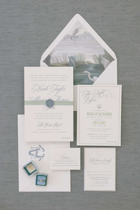 Venue Watercolor, Coastal Wedding Invitations, Seashell Wedding, Beachy Wedding, Watercolor Wedding Invitation, East Coast Wedding, Traditional Wedding Invitations, Themed Wedding Invitations, Country Wedding Invitations