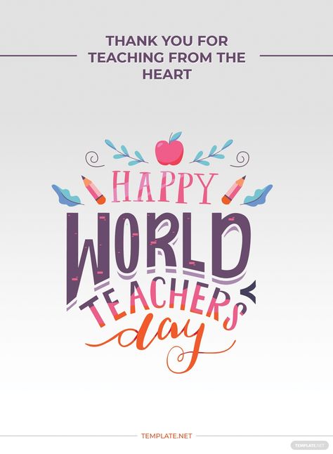 World Teachers Day Greeting Card #AD, , #PAID, #Teachers, #World, #Day, #Card, #Greeting Teachers Day Card Template, About Teachers Day, Teachers Day Message, World Teachers Day, Teachers Day Greeting Card, About Teachers, Teachers Day Greetings, Teacher Appreciation Quotes, World Teacher Day