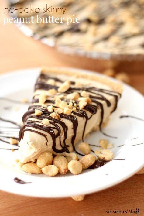 Pb Pie, No Bake Peanut Butter Pie, Pb2 Recipes, Butter Desserts, Low Fat Desserts, Peanut Butter Pie Recipes, Cream Cheese Pie, Chocolate Peanut Butter Pie, Pie Pops