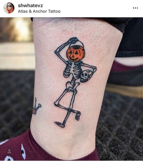 Patchwork, Scary Tattoo Ideas, Cute Halloween Tattoos, Halloween Tattoos Sleeve, Pumpkin Tattoo, Skeleton Tattoo, Scary Tattoos, Skeleton Tattoos, Elbow Tattoos