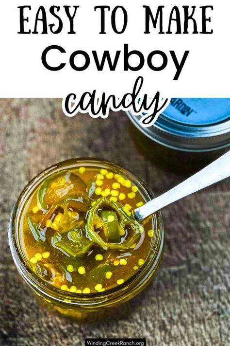 Spice up your pantry with our Canned Cowboy Candy recipe! These sweet and spicy jalapeño slices are the perfect addition to sandwiches, burgers, or charcuterie boards. Easy to make and perfect for preserving jalapeños, this recipe lets you enjoy a burst of flavor all year round. Whether you’re gifting jars to friends or keeping them for yourself, this cowboy candy is sure to be a hit. Uses For Cowboy Candy Syrup, Cowboy Candy Recipe For Canning, Sweet Jalapeno Pickles Cowboy Candy, Canning Recipes For Jalapenos, Waterbath Canning Jalapenos, Canned Cowboy Candy Jalapenos, Pickles Jalapenos Canned, How To Can Cowboy Candy, Best Cowboy Candy Jalapenos Canning Recipes