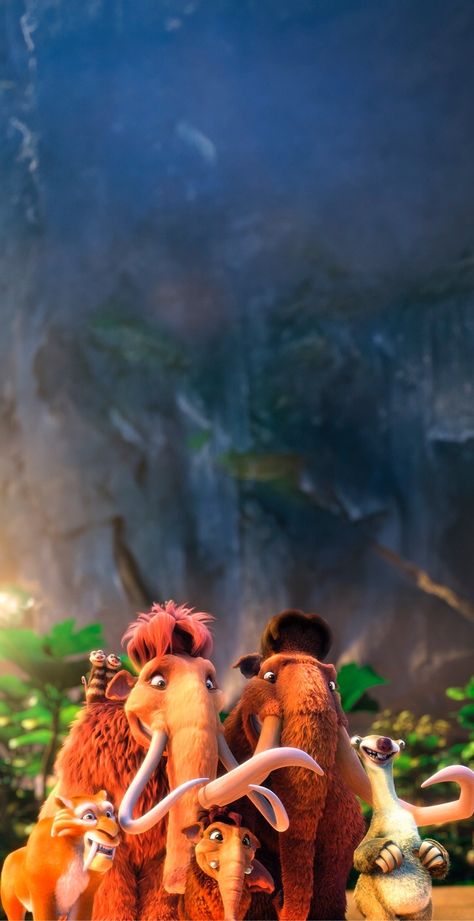 Disney Wallpaper For Iphone Hd, Ice Age Wallpaper Iphone, Disney Love Wallpapers, Disney Hd Wallpapers, Ice Age Wallpaper, Ice Age 3, Ice Age Movies, Animated Movie Posters, Pinterest Wallpaper