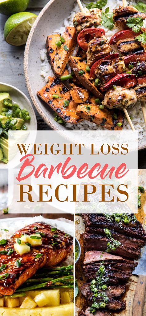 31 Summer BBQ Recipes That Will Help You Lose Fat In The Sun! - TrimmedandToned Low Calorie Bbq Recipes, Healthy Bbq Meals, Low Calorie Grilling Recipes, Bbq Healthy Recipes, Low Fat Grilling Recipes, Healthy Summer Bbq Recipes, Clean Eating Grill Recipes, Grilling Healthy Recipes, Low Fat Summer Meals