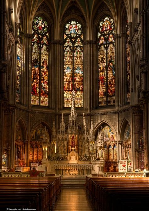 Cathedral Architecture, Modern Gothic Architecture, Catholic Wallpaper, Traditional Catholicism, Church Aesthetic, Modern Gothic, Church Pictures, Gothic Church, Church Interior