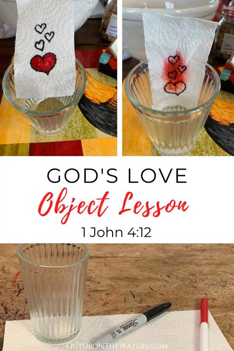 Bible Lesson For Kindergarten, Sin Object Lesson For Kids, Object Lessons For Teens, Love Object Lesson For Kids, Quick Bible Lessons For Kids, Summer Bible Lessons For Kids, Love Object Lesson, Church Lessons For Kids, Free Sunday School Lessons For Kids