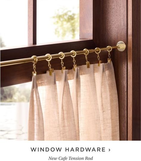 Window Hardware Kitchen Curtains Bay Window, Double Shower Curtain Bathroom, Curtains Craftsman Windows, How To Place Curtain Rods, Pinch Pleat Cafe Curtains With Rings, Cafe Window Curtain, Craftsman Window Treatments Living Room, Curtains Around Door, Painted Curtain Rods