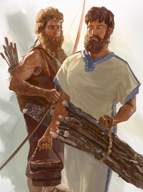 Jacob and Esau and the Inheritance | Children’s Bible Lessons Jacob Bible, Ancient Egypt Pyramids, Bible Study Activities, Arte Judaica, Jewish Christian, Historical Illustration, Meaningful Pictures, Bible Stories For Kids, Bible Images