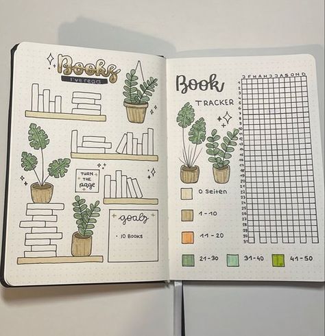 Book Tracker Journal Ideas, Book Dot Journal, Trackers For Journal, Bujo Book Tracker Ideas, Journal Book Tracker Ideas, Bujo Books Read, Journaling Reading Tracker, Journaling Tracker Ideas, Reading Tracker Journal