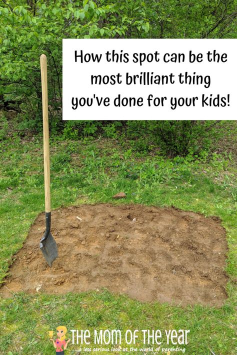 4 Budget-Friendly Upgrades for a Fun Backyard - The Mom of the Year Backyards On A Budget Diy, Kids Yard Ideas Backyards, Outdoor Digging Area For Kids, Back Yard Kids Fun, Kid Friendly Backyard Ideas On A Budget, Fun Yard Ideas, Fun Backyard Ideas For Kids, Backyard Decorating Ideas Diy, Family Backyard Ideas