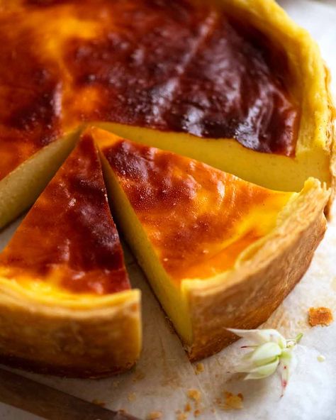 Flan Pâtissier (French Custard Tart) | RecipeTin Eats Custard Tart, French Custard Tart, French Custard, French Tart, Doner Kebab, Flan Recipe, Recipetin Eats, Recipe Tin, Custard Recipes