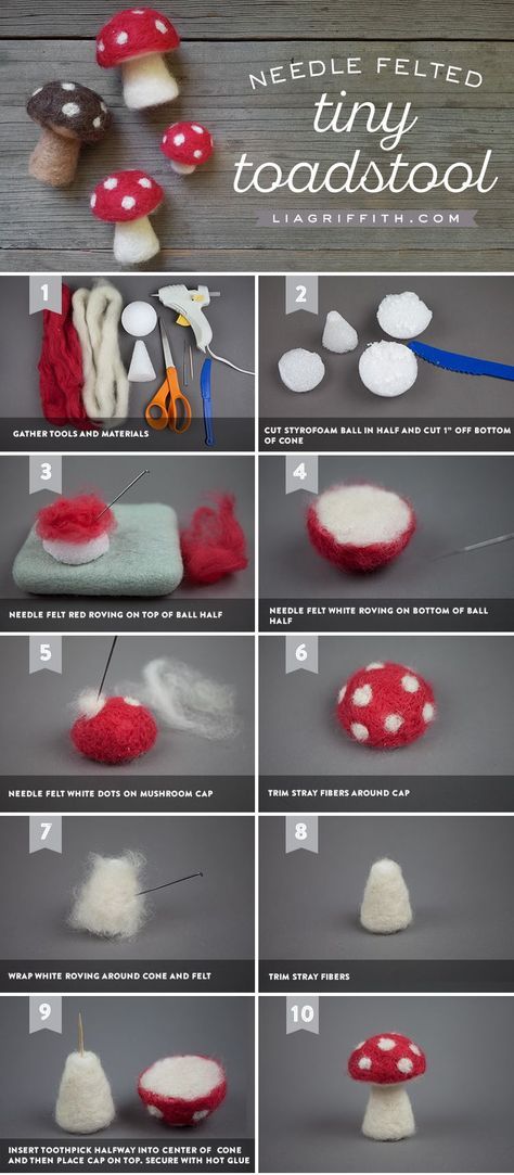 Felt Fairy Tutorial, Felting Projects For Beginners Free, Big Needle Felting Projects, Easy Fiber Art Projects, Needle Felting Fall Ideas, Needle Felting Succulents, Weird Needle Felting, Felting Projects Christmas, Felting Tutorials Beginner