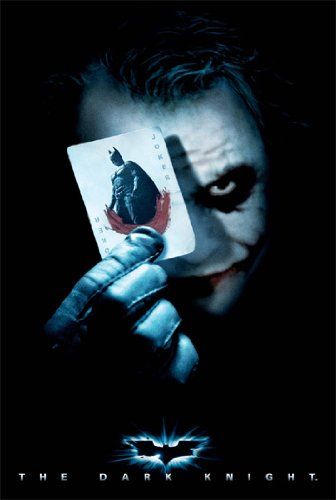 THE DARK KNIGHT - Heath Ledger JOKER CARD Fictional Characters, Art, Joker Art