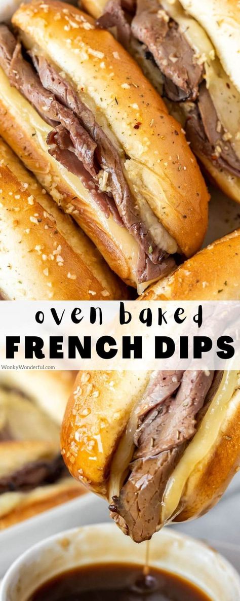 Arbys French Dip Sandwich, French Dip Stove Top, French Dip Sandwich Stovetop, Dutch Oven French Dip, French Dip With Deli Roast Beef, Easy French Dip Sandwiches Deli Meat, Man Meals Dinners, Sandwich Ideas For A Crowd, French Dip Sandwich With Deli Meat