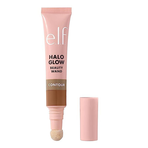 Amazon.com : e.l.f. Halo Glow Contour Beauty Wand, Liquid Contour Wand For A Naturally Sculpted Look, Buildable Formula, Vegan & Cruelty-free, Light/Medium : Beauty & Personal Care Elf Make Up, Halo Glow Blush, Halo Glow Contour, Elf Contour, Contour Wand, Elf Blush, Liquid Contour, Elf Products, Halo Glow