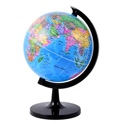 PRICES MAY VARY. 🌎CLASSICAL DESIGN - Wizdar Mini Globe (Dia 8-Inch / 20 CM) is cute in size, lightweight, but very practical in use. It stands out amazingly when decorating a place such as shelf on the wall, book cabins.National geographic world map, and concise latitude scale, you can learn more about countries, cities of different hemispheres. 🌎360 DEGREE ROTATING WITH STAND - This world globe is 360 degree rotating with a premium plastic stand, children can play the world travel game with f World Pictures Globe, Globe For Kids, World Map Picture, Globe Picture, Globe Image, Ancient Wisdom Quotes, Mini Globe, Kids Globe, Earth Map