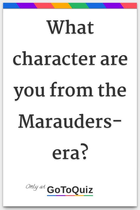 Marauders Friendship Aesthetic, Marauders Fan Art Slytherin Skittles, James Potter Personality, Sirius Black Jewelry, Sirius Black Personality, Snape Inspired Outfit, Which Marauders Era Character Are You, James X Lily Fanart, Marauders Characters List