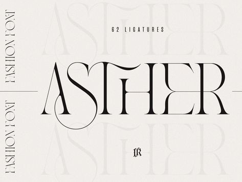 Asther - Fashion Font by Design Stock on Dribbble Tittle Ideas, Serif Logo, Create Quotes, Modern Typeface, Modern Serif, Modern Serif Fonts, Popular Fonts, Font Inspiration, Graphic Design Fonts