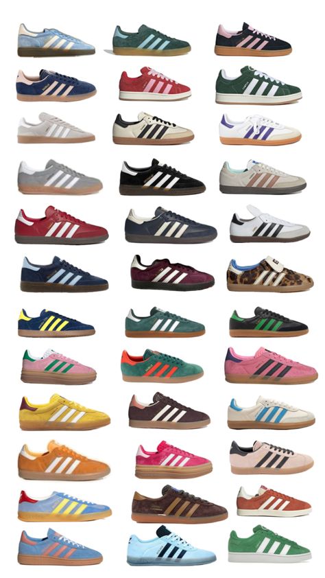 Mode Adidas, Samba Shoes, Samba Outfit, Skor Sneakers, Addidas Shoes, Pretty Shoes Sneakers, Preppy Shoes, Trendy Shoes Sneakers, Dr Shoes