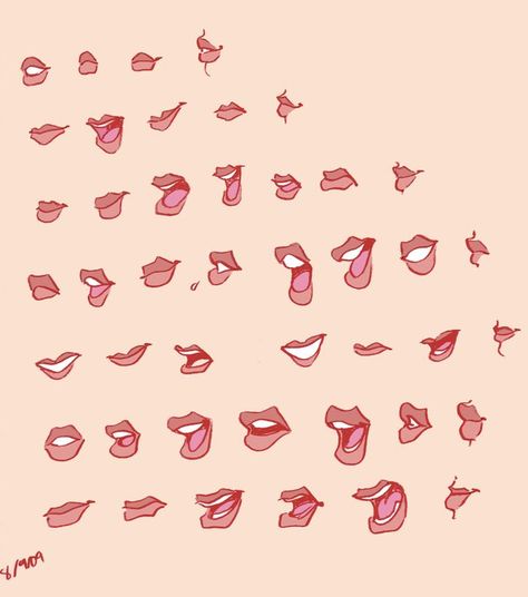 Lips Cartoon, Drawing Lips, Cartoon Mouths, Animation Schools, Images Cartoon, Mouth Drawing, Draw Cartoon, Disney Artists, Human Drawing