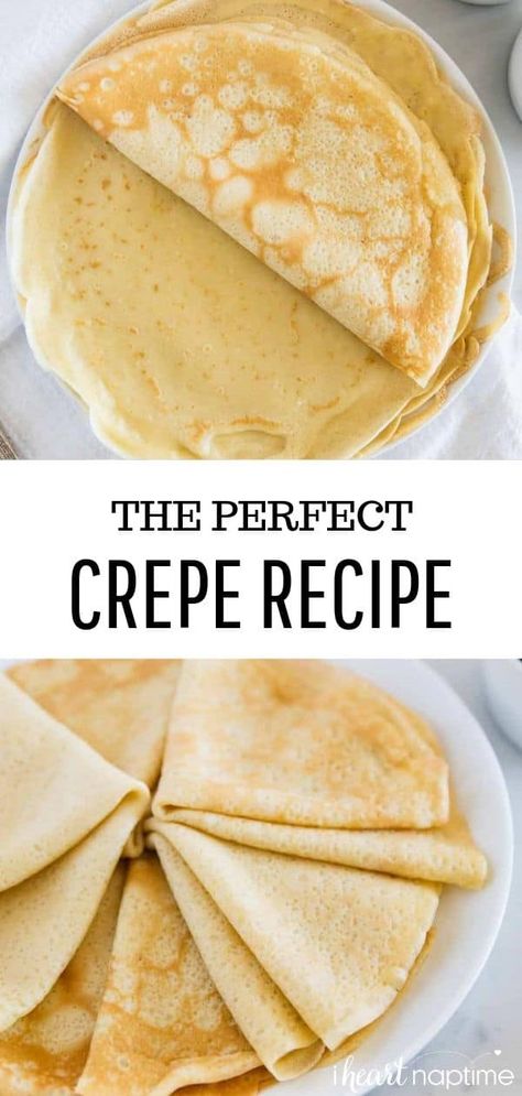 Savory Crepe Batter Recipe, Crepes Recipe For One, Make Crepes At Home, Crepes Recipe Easy How To Make, Crepes For 2, Crepe Recipe Breakfast, Easy Crepe Recipe For One, Sweet Crepes Recipe Breakfast, How To Make Homemade Crepes