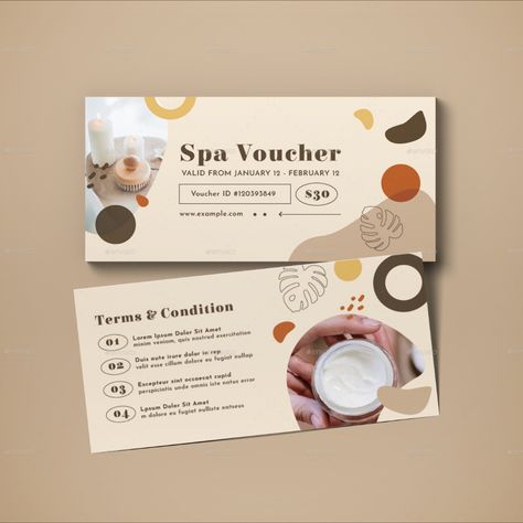 Spa Voucher Spa Vouchers, Graphic Design Portfolio Layout, Spa Menu, Voucher Design, Class Gift, Portfolio Layout, File Organization, Layout Template, Gift Vouchers