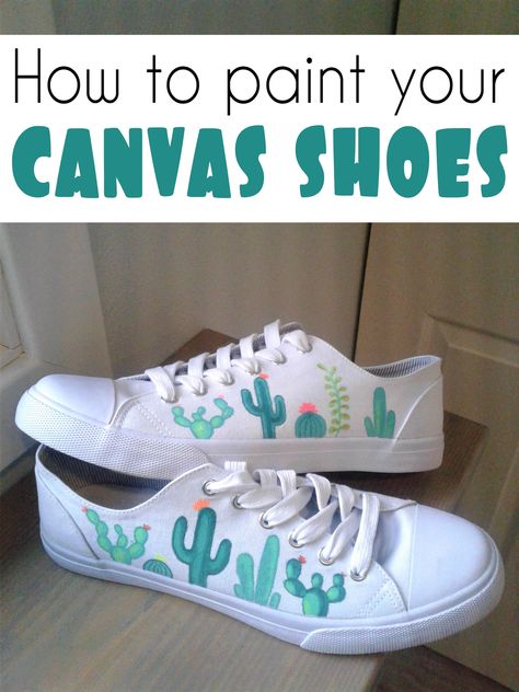 How to turn you basic white canvas shoes into some fun shoes in any theme!  #canvas #shoes #paint #diycrafts Canvas Shoes Diy, Painted Converse, Painted Shoes Diy, Painted Canvas Shoes, White Canvas Shoes, Custom Painted Shoes, Posca Marker, Diy Sneakers, Custom Shoes Diy