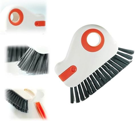 Amazon.com: 2 in 1 Groove Cleaning Brush Window Track Cleaning Tools, 2024 New Multifunction Hard Bristle Crevice Cleaning Brush with Hidden Scraper, Grout Cleaner Grip Brush for Sliding Door Track(Orange,1PCS) : Home & Kitchen Window Track Cleaning, Sliding Door Track, Window Seal, Door Track, Kitchen Cleaning Supplies, Grout Cleaner, Brooms, Laundry Supplies, Household Cleaners