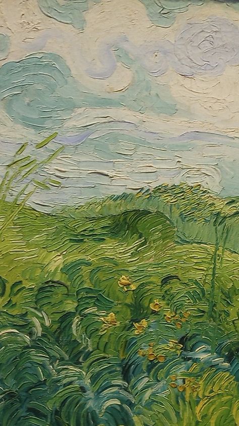 Phone Collage, Natur Wallpaper, Futurisme Retro, Seni Vintage, Arte Van Gogh, Green Paintings, Van Gogh Paintings, Van Gogh Art, Arte Inspo