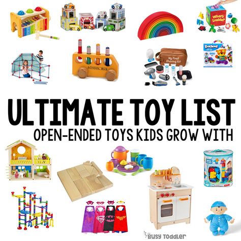 Toddler Gift Guide, Best Toys For Kids, Best Toddler Toys, Best Baby Toys, Parenting Classes, Open Ended Toys, Diy Kids Toys, Best Kids Toys, Busy Toddler