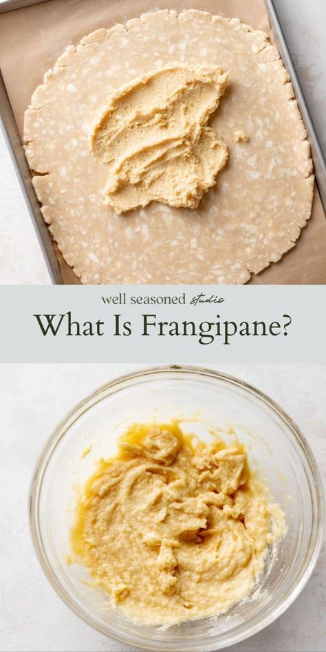 Making homemade frangipane. Essen, Frangipane Recipe, Almond Paste Recipes, Mini Tartlets, French Tart, Almond Pastry, Frangipane Tart, Cake Filling, Galette Recipe