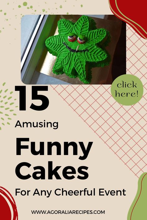 Elevate your celebrations with a dose of humor through funny cakes – the perfect dessert for those who enjoy a good laugh. Whether it's quirky animal shapes or amusing messages, these cakes are a creative and delightful expression of your personality. Ideal for birthdays, anniversaries, or any occasion calling for laughter, these playful desserts are guaranteed to bring smiles all around. Funny Cookie Cakes, Funny Mens Birthday Cake, Coolest Birthday Cakes, Guy Birthday Cake Ideas, Mens Birthday Cake Ideas Guys Fun, Funny Cake Designs Hilarious, Adult Cakes For Women Birthdays, Funny Cakes To Make, Funny Cake Decorating Ideas