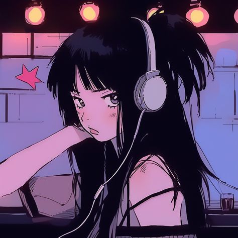 Anime girl, anime girl icon, Aesthetic icon, Aesthetic girl icon, 8k, 4k, high quality icon, gothic girl icon, 90s anime, retro anime Kooky Aesthetic, Cartoon Women, 5 Anime, Anime Monochrome, Cartoon Profile Pics, Cute Profile Pictures, Anime Best Friends, Art Icon, Cute Anime Pics