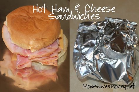 Easy and delicious hot ham & cheese sandwiches baked in the oven and ready in just 20 minutes. Get the recipe. Hot Ham And Cheese Sandwiches, Hot Ham Sandwiches, Ham Cheese Sandwiches, Ham Sandwich Recipes, Hot Ham And Cheese, Ham And Cheese Sandwiches, Baked Sandwiches, Sausage Dishes, Ham Sandwiches