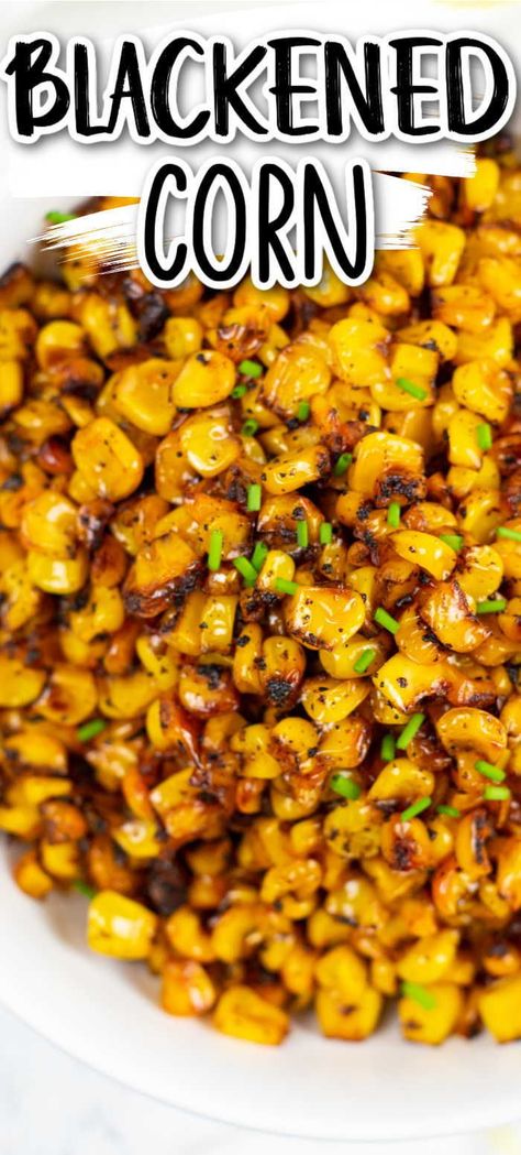 Easy Roasted Corn, Easy Yummy Side Dishes, Mexican Canned Corn, Good Corn Recipes, Side Corn Recipes, Mexican Corn Seasoning, Side Of Corn Recipe, Homemade Mexican Corn, Mexican Corn Dishes Recipes