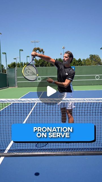 THE COACH on Instagram: "I’m sure you’ve heard of pronation - but what is it when it comes to serving? Here I tell you all you need to know about your wrist movement - and some tips to try. #tennis #tennislove #pronation #serve #coachmouratoglou" Tennis Serve Tips, Serve Tennis, Tennis Ideas, Mode Tennis, Tennis Techniques, Tennis Videos, Tennis Serve, Tennis Drills, Tennis Lessons