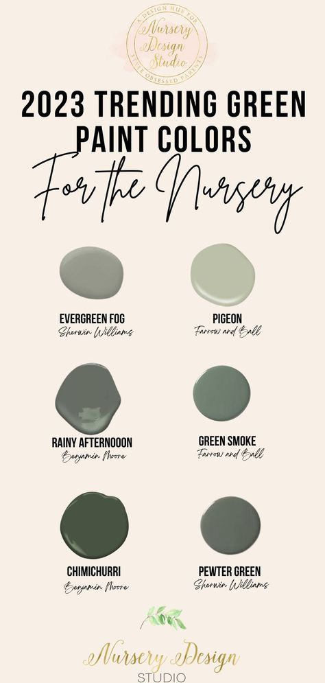 Nursery Ideas Paint Wall Colors, Green Accent Wall In Nursery, Joanna Gaines Nursery Ideas, Green Paint Colors For Nursery, Boy Room Accent Wall Ideas, Nursery Layout Ideas Floor Plans, Baby Boy Nursery Color Palette, Nursery Room Inspiration Green, Painted Nursery Walls