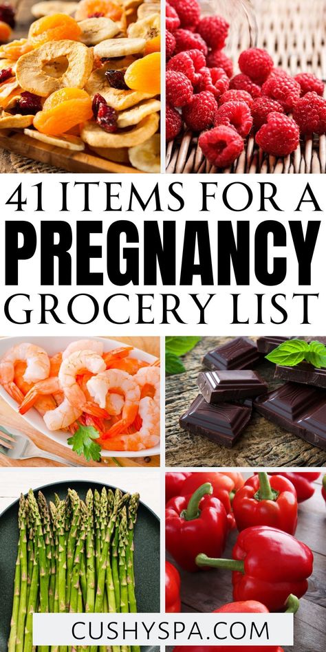 Satisfy your pregnancy food cravings while sticking to a healthy diet with our healthy grocery list tailored for expectant mothers. Find a variety of pregnancy food ideas that blend health with flavor, perfect for every trimester. Food To Eat Pregnant, Pregnant Appetizers, Food To Eat During First Trimester, Best Foods To Eat When Pregnant, Foods Pregnant Women Should Eat, Pregnant Women Food List, 1st Trimester Grocery List, Family Of 3 Grocery List, Healthy Food Ideas For Pregnant Women