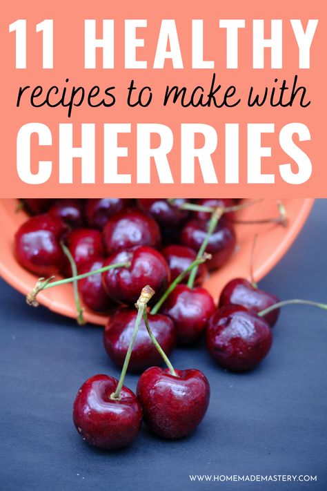 Cherry Concentrate Recipes, Pitted Cherry Recipes, Black Cherries Recipes, Best Cherry Recipes, Cherries Recipes Fresh, Fresh Cherries Recipes Easy, Recipes For Fresh Cherries, Things To Make With Cherries, What To Make With Fresh Cherries