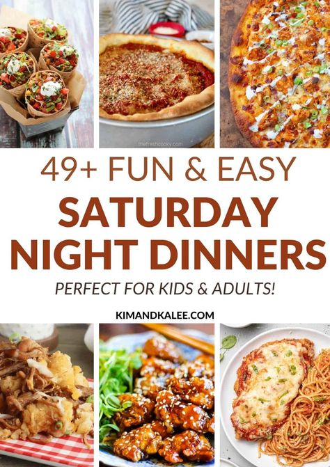 Saturday Night Meal Ideas, Weekend Family Dinner Ideas, Saturday Night Supper Ideas, Weekend Dinners Family, Saturday Family Dinner Ideas, Weekend Dinner Ideas For Two, Weekend Meals Dinners Families, Saturday Meals Dinners, Dinner Ideas For Two Comfort Foods