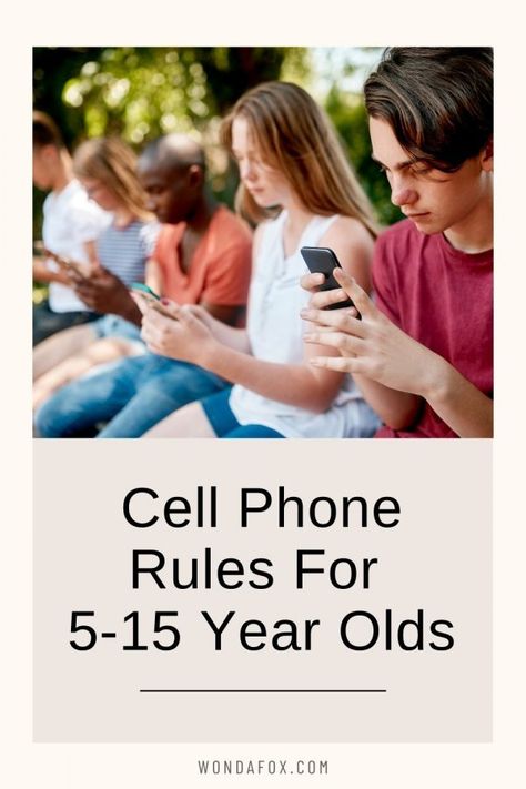 Effective Cell Phone Use Rules For 5 To 15 Year Olds - Wondafox Phone Rules For Teenagers, Phone Rules For Preteens, Cell Phone Rules For Kids, Phone Rules For Kids, Cell Phone Contract, Summer Rules, Screen Time Rules, Facebook Ideas, Parental Control Apps