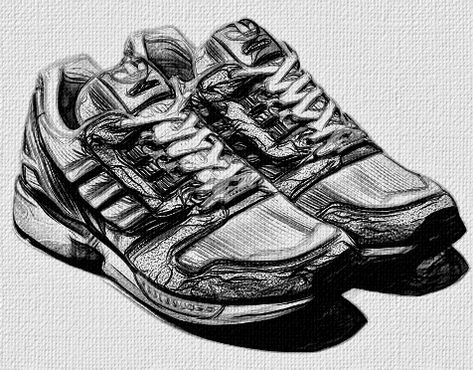 Adidas Zx8000, Adidas Zx 8000, Adidas Art, Money Tattoo, Adidas Zx, Asics Sneaker, Drawing Illustrations, Adidas, Illustrations