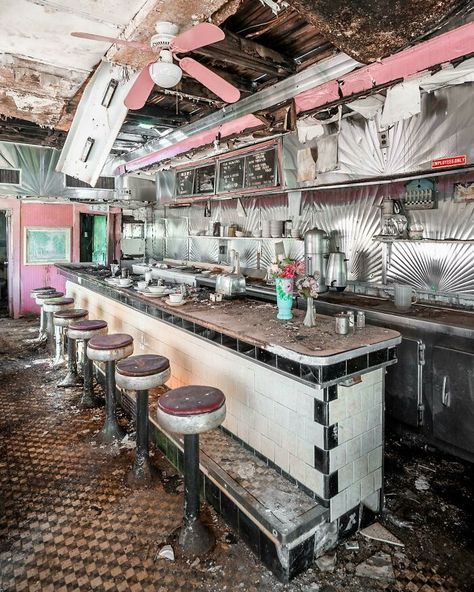 Abandoned Diner, City Of Adelaide, Abandoned Warehouse, Derelict Buildings, Man Made Island, Abandoned Asylums, Abandoned House, Hidden Places, Places In Europe