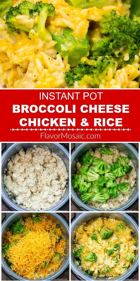 Cheese Chicken And Rice Casserole, Broccoli Cheese Chicken Rice, Recipe With Ranch Seasoning, Cheese Chicken And Rice, Broccoli Cheese Chicken, Chicken And Rice Casserole Recipe, Instant Pot Broccoli, Chicken Broccoli Cheese, Chicken Broccoli Rice Casserole