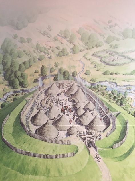 Iron Age hillfort of Castell Henllys, Wales Trelleborg, Nordic Architecture, Roman Britain, Trail Of Tears, Ancient Warfare, Ancient Buildings, Tattoos Animals, Ancient Mysteries, Iron Age