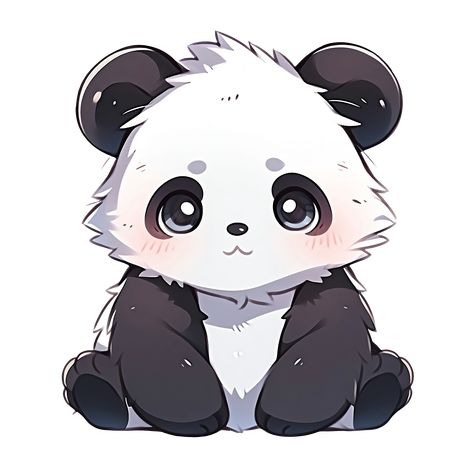 Cute Kawaii Panda Sticker Panda Sketch, Chibi Panda, Anime Panda, Cute Panda Drawing, Cute Panda Cartoon, Panda Artwork, Panda Mignon, Panda Illustration, Panda Drawing