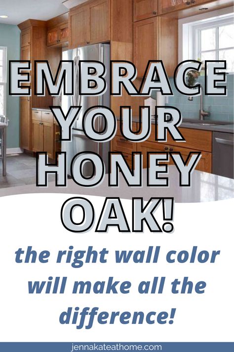 Oak Kitchen Cabinet Decorating Ideas, Bathroom Colors With Oak Cabinets, Honey Oak Farmhouse Kitchen, Kitchen Design With Maple Cabinets, Painted Kitchen Cabinets With Wood Trim, Kitchen Backsplash With Honey Cabinets, Blond Oak Kitchen Cabinets, Blue Kitchen With Oak Cabinets, What Color To Paint Kitchen Walls With Honey Oak Cabinets