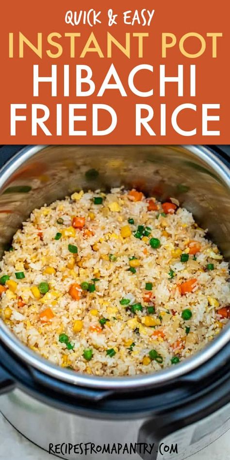 Instant Pot Fried Rice, Instant Pot Pasta Recipe, Rice Cooker Recipes, Arroz Frito, Easy One Pot Meals, Best Instant Pot Recipe, Instant Recipes, Fried Rice Recipe, Easy Instant Pot Recipes